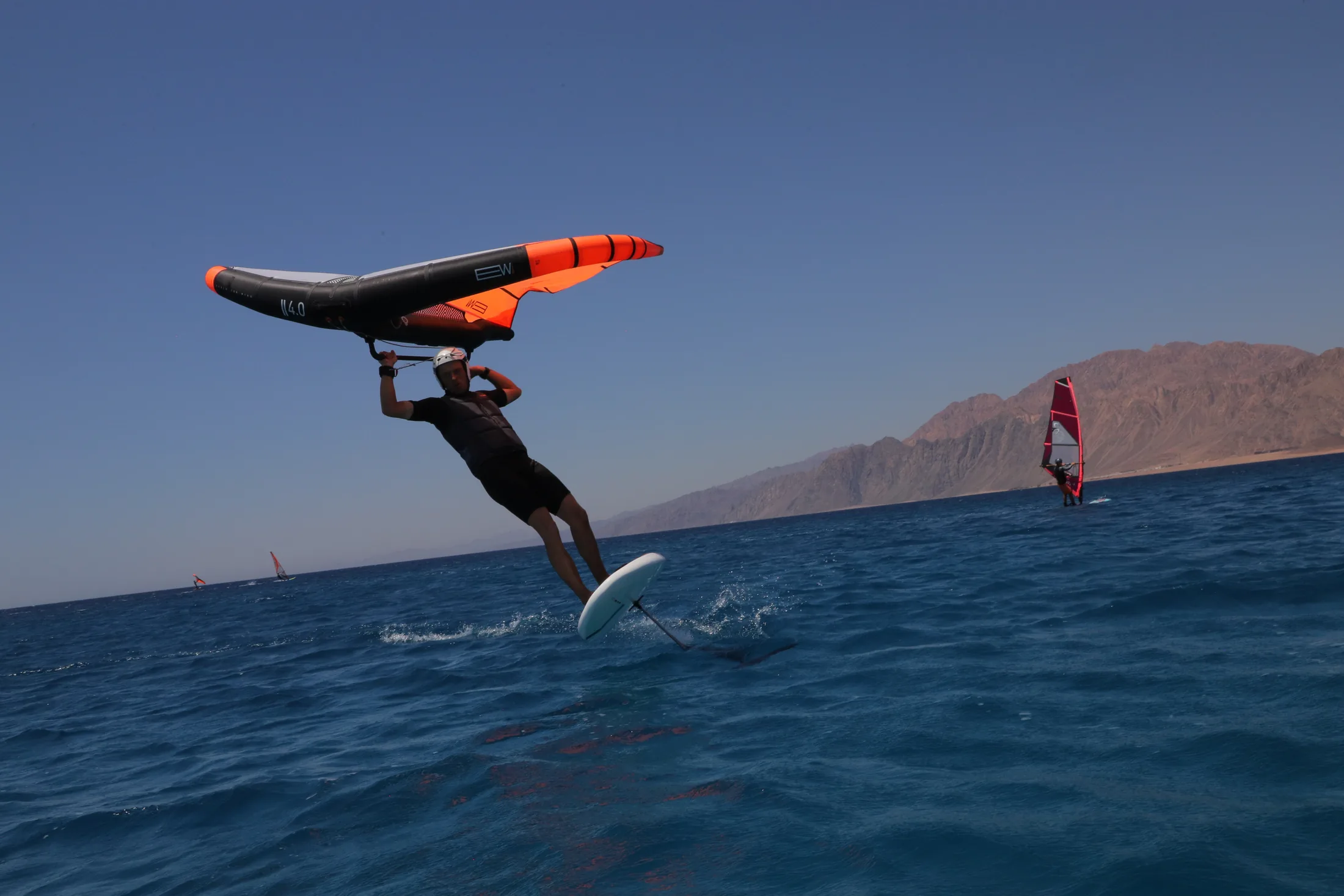 Wingfoil на открытой воде